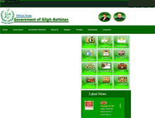Tablet Screenshot of gilgitbaltistan.gov.pk